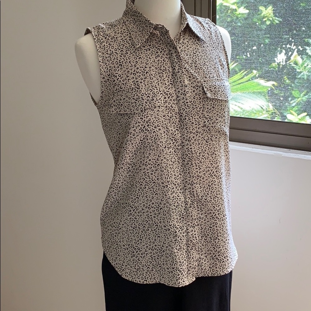 Ann Taylor leopard print top